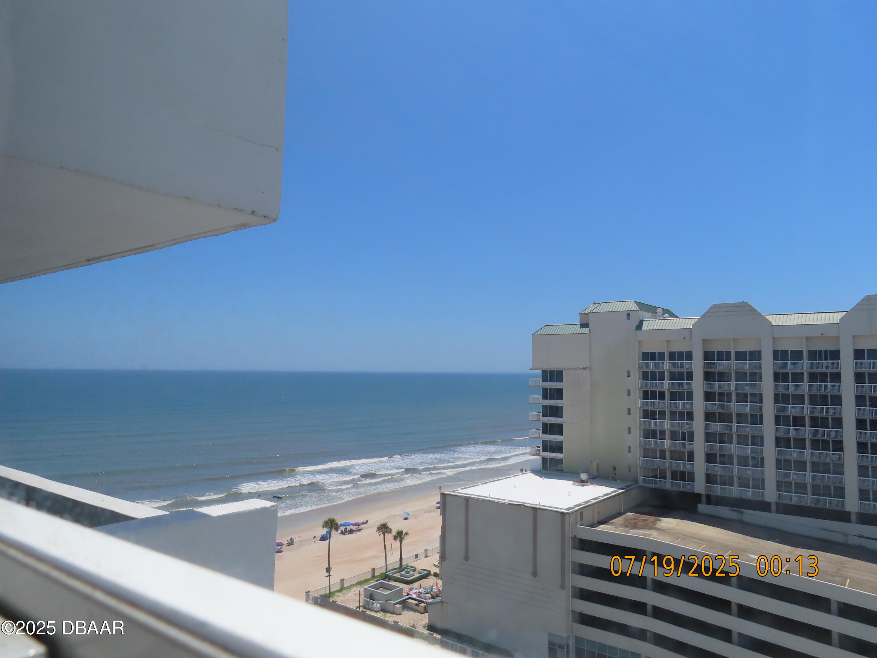 2800 North Atlantic Avenue, Unit 1206 Daytona Beach, FL 32118 - Photo 25 of 27 a view of a balcony with an outdoor space