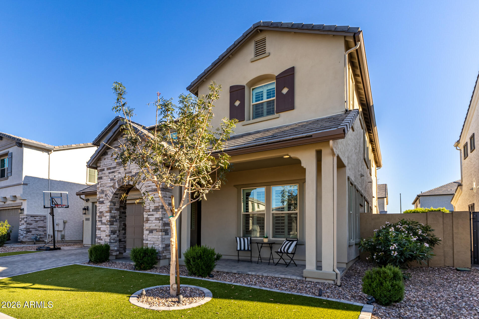 2285 East Athena Avenue Gilbert, AZ 85297 - Photo 2 of 58 a house view with a outdoor space