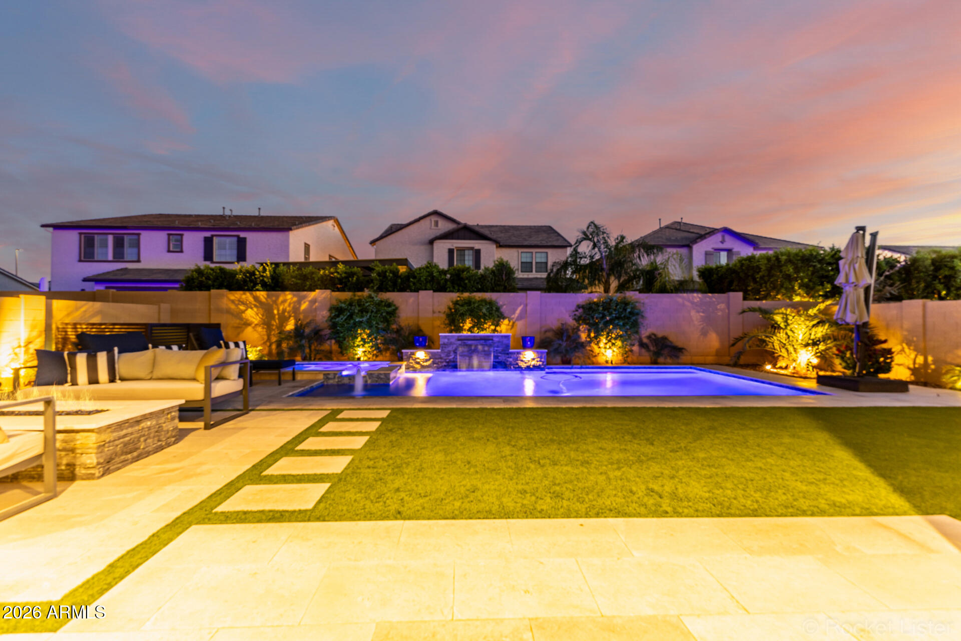 2285 East Athena Avenue Gilbert, AZ 85297 - Photo 39 of 58 a view of swimming pool with outdoor seating