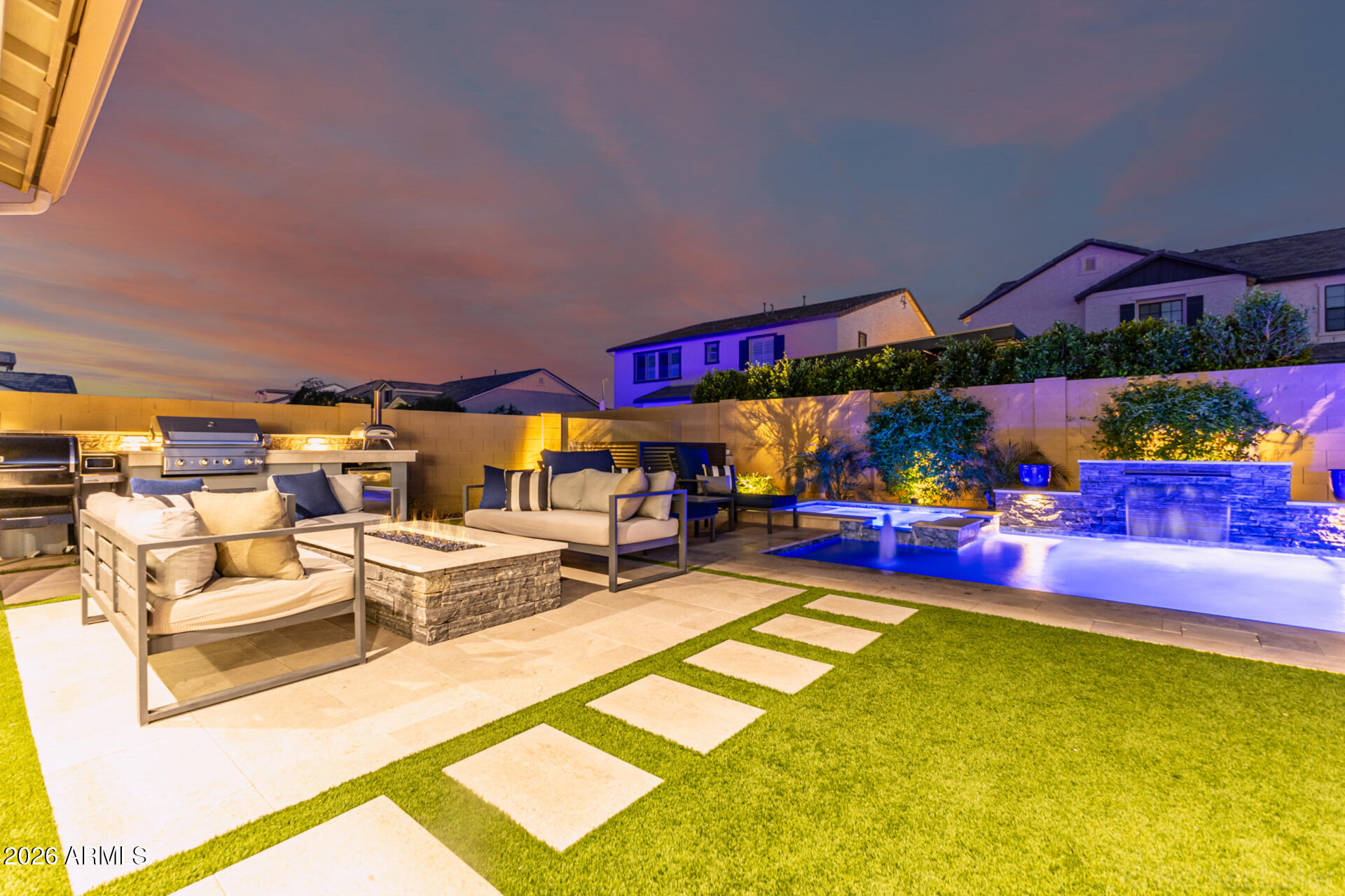 2285 East Athena Avenue Gilbert, AZ 85297 - Photo 42 of 58 a view of swimming pool with outdoor seating