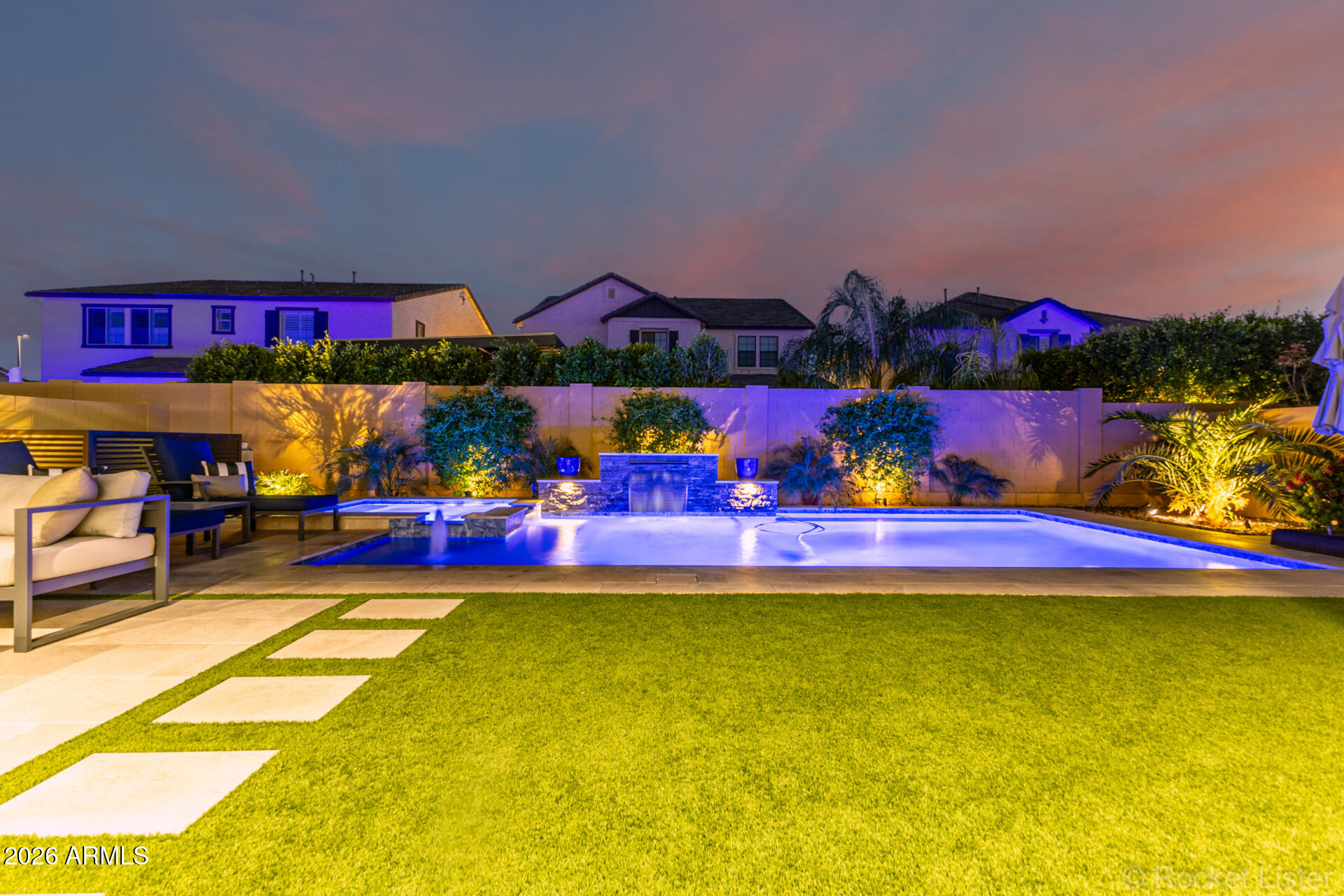 2285 East Athena Avenue Gilbert, AZ 85297 - Photo 46 of 58 a view of swimming pool with outdoor seating