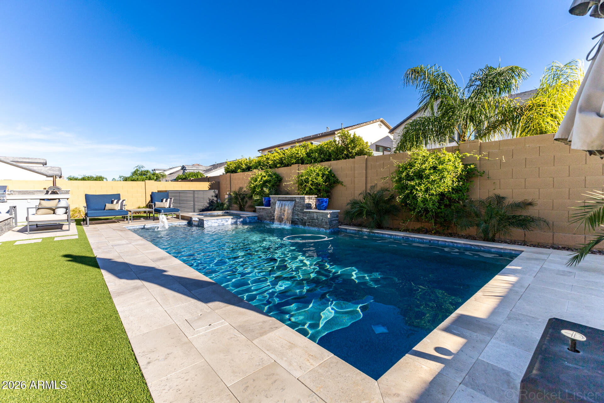 2285 East Athena Avenue Gilbert, AZ 85297 - Photo 51 of 58 a view of a backyard