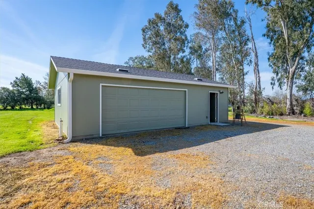 a view of a lake with a city