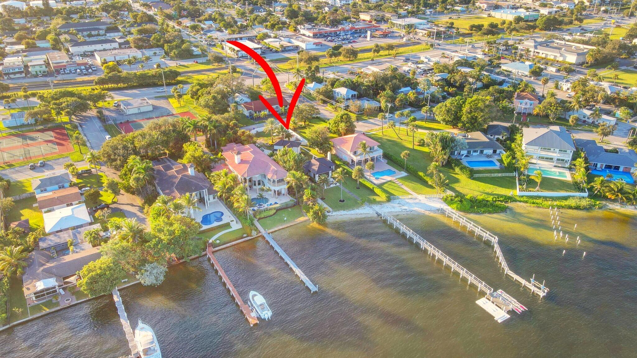 310 South Lake Drive Lantana, FL 33462 - Photo 64 of 65 an aerial view of residential houses with outdoor space and street view