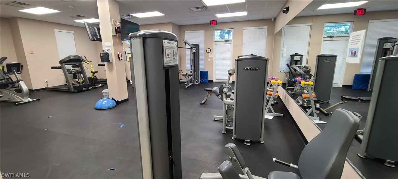 2745 First Street, Unit 1306 Fort Myers, FL 33916 - Photo 29 of 34 a view of a room with gym equipment