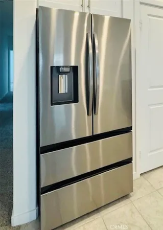 a close view of refrigerator