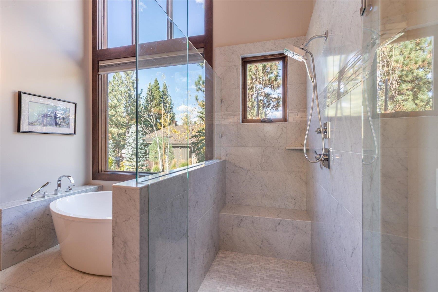 11102 Meek Court Truckee, CA 96161 - Photo 16 of 28 a bathroom with a bathtub and shower