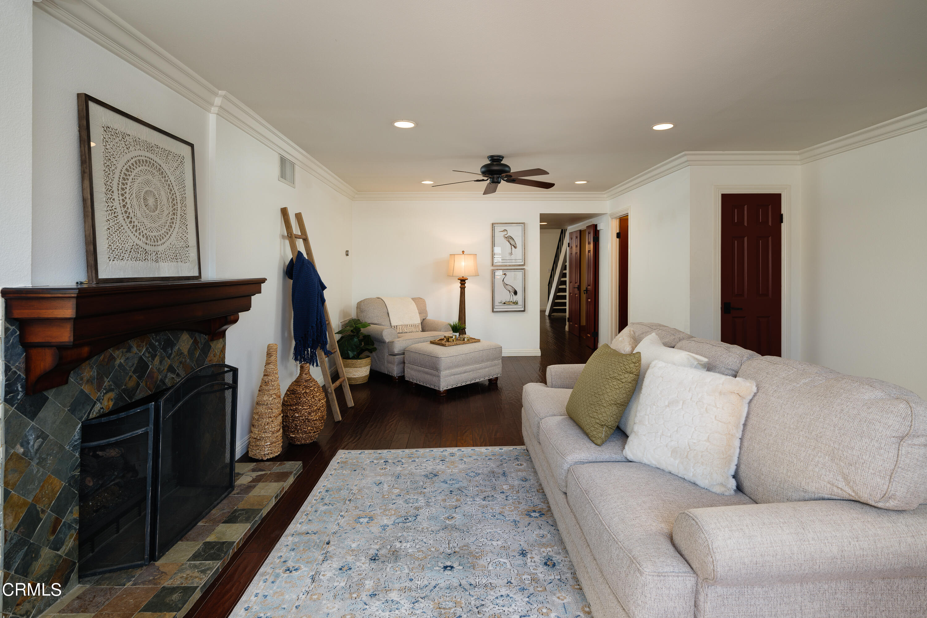 1102 Cll Adra Duarte, CA 91010 - Photo 13 of 37 a living room with furniture and a fireplace