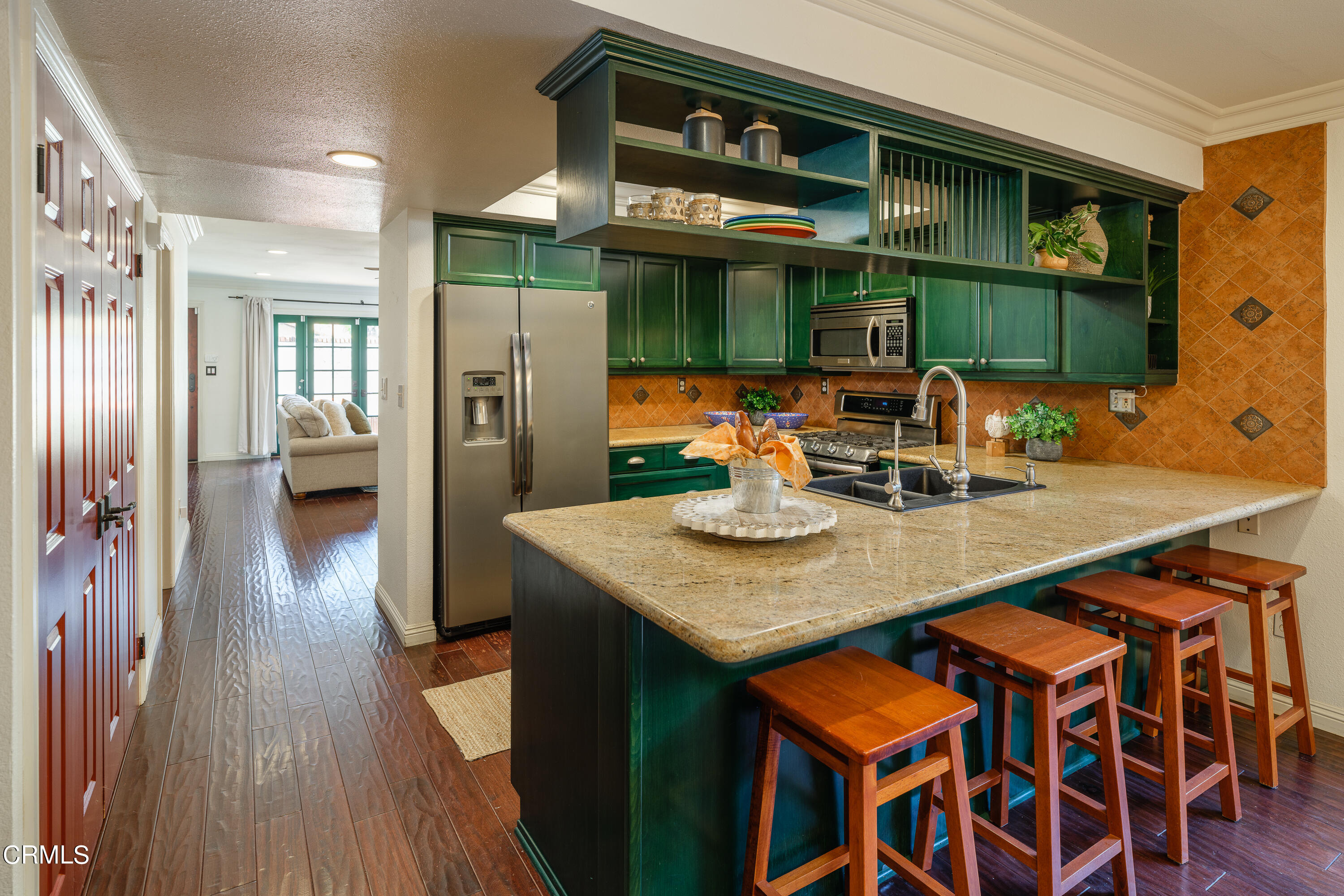 1102 Cll Adra Duarte, CA 91010 - Photo 15 of 37 a view of a dining room with furniture and wooden floor