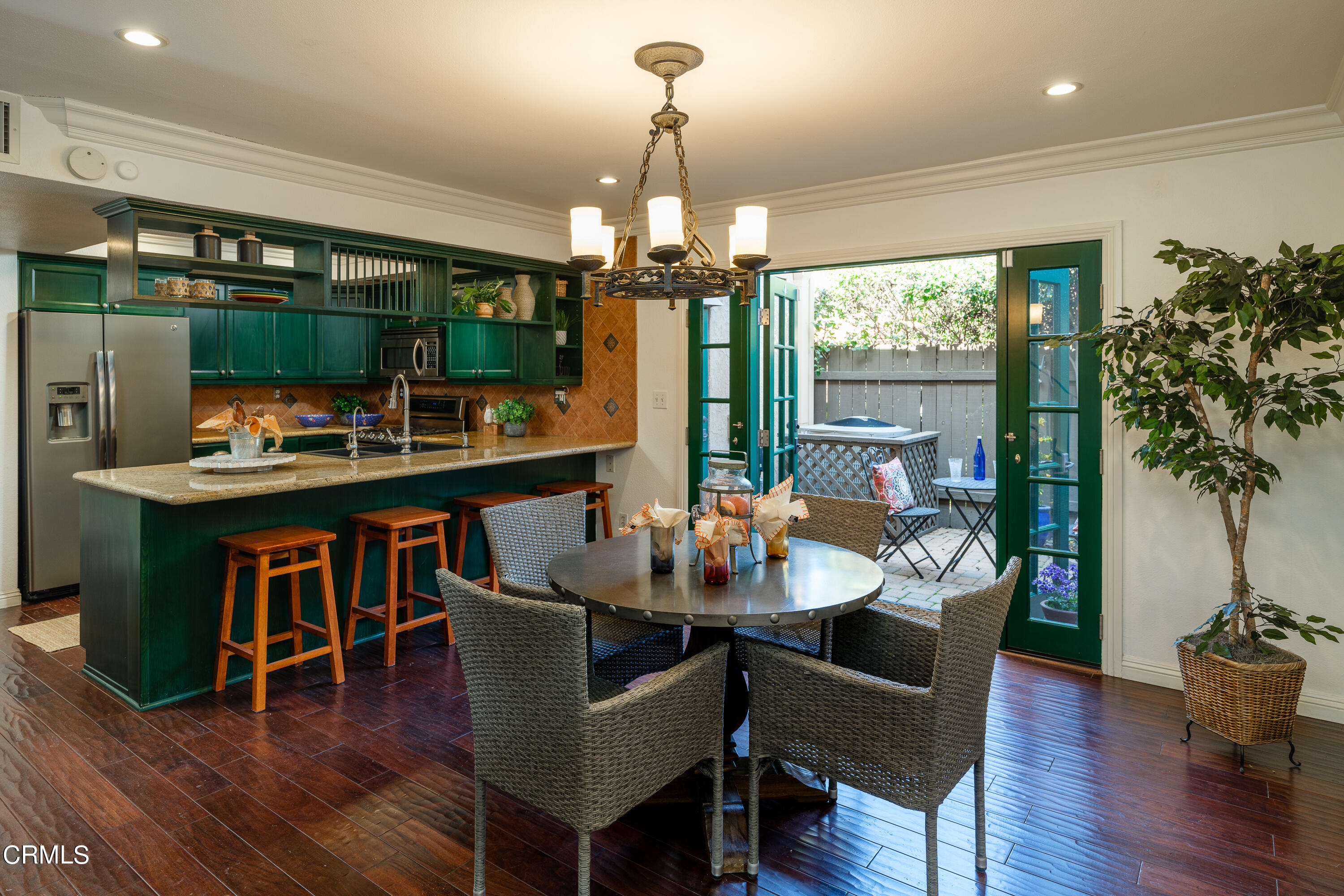 1102 Cll Adra Duarte, CA 91010 - Photo 19 of 37 a dining room with furniture window and wooden floor