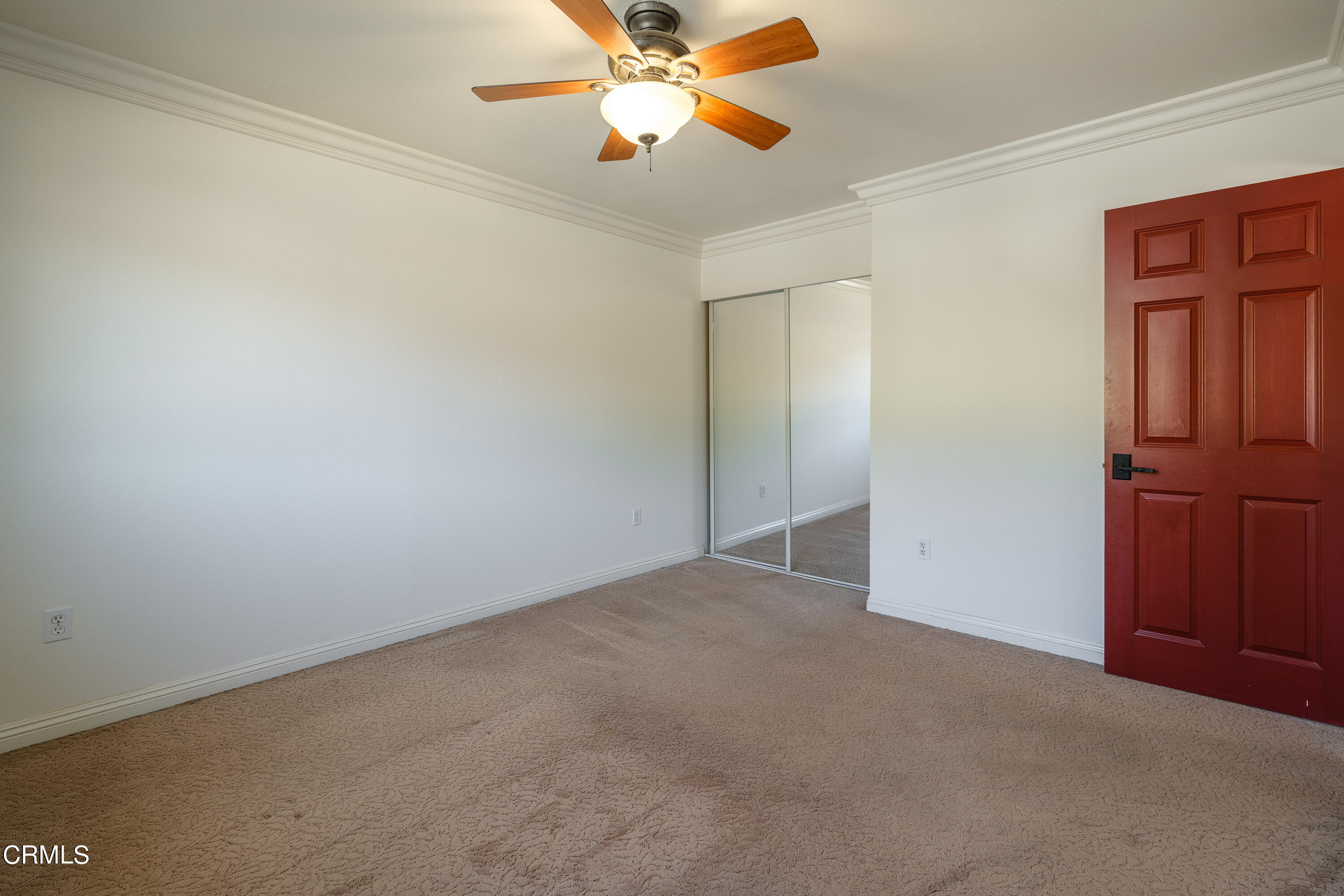 1102 Cll Adra Duarte, CA 91010 - Photo 26 of 37 an empty room with closet and a chandelier fan