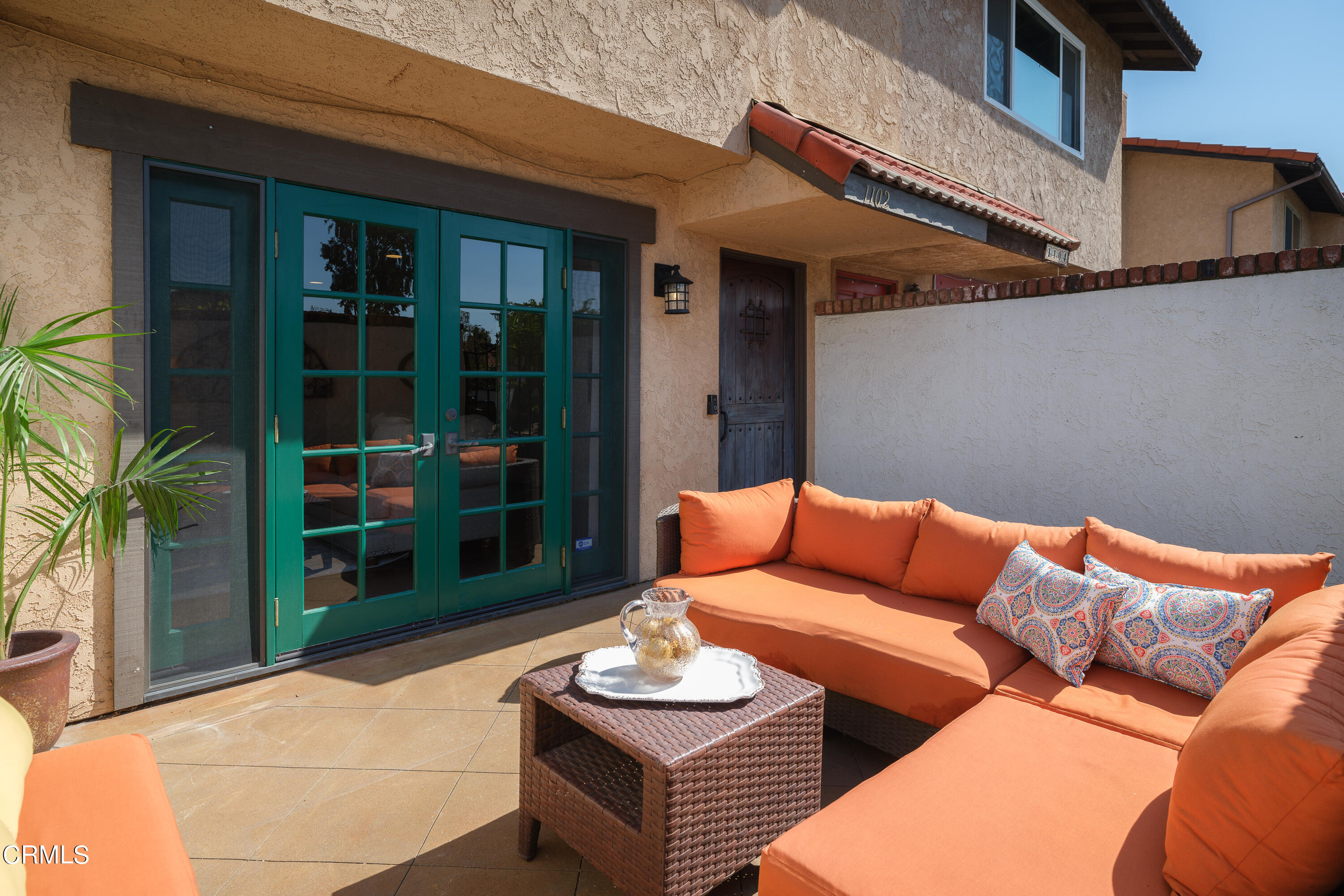 1102 Cll Adra Duarte, CA 91010 - Photo 7 of 37 a outdoor living space with furniture and a potted plant