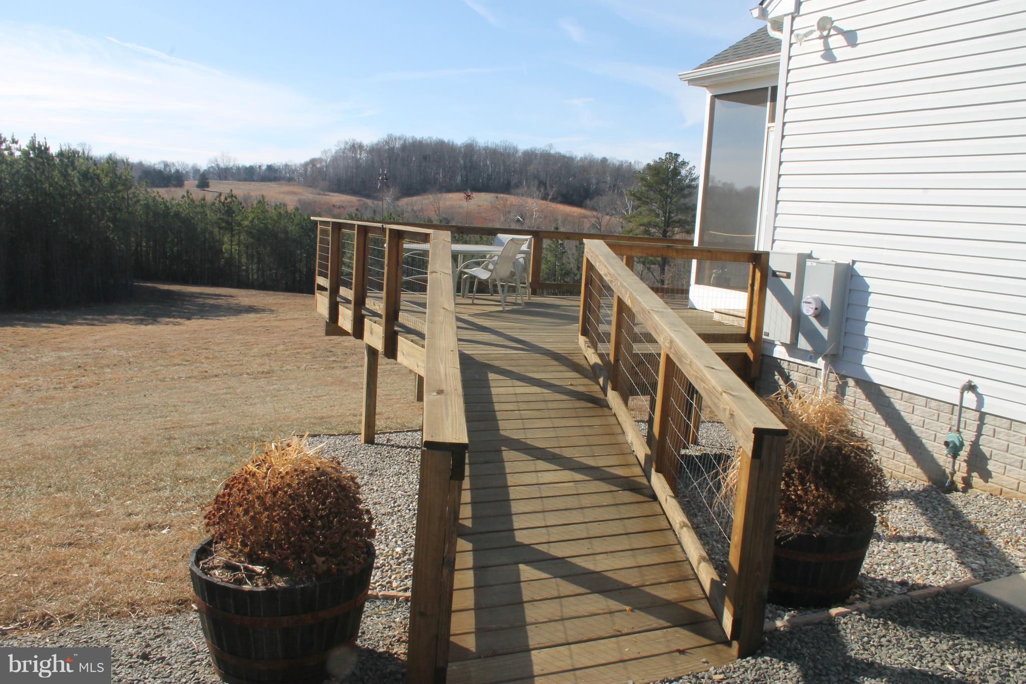 17372 Crookes Farm Road Rixeyville, VA 22737 - Photo 7 of 30 Walkway to Deck/Screened porch