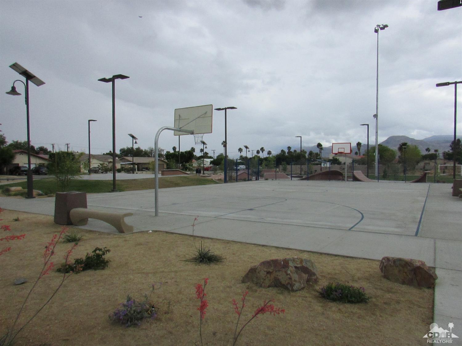 68786 Ocotillo Road Cathedral City, CA 92234 - Photo 29 of 32 a view of a terrace with a bench