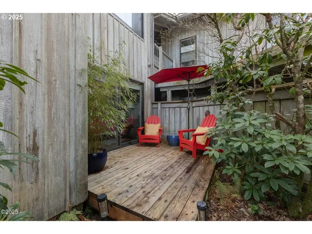 a view of outdoor space deck and patio
