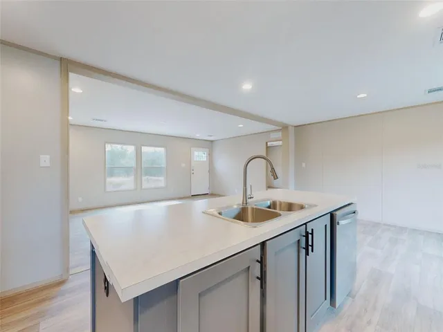 a close view of sink and tap