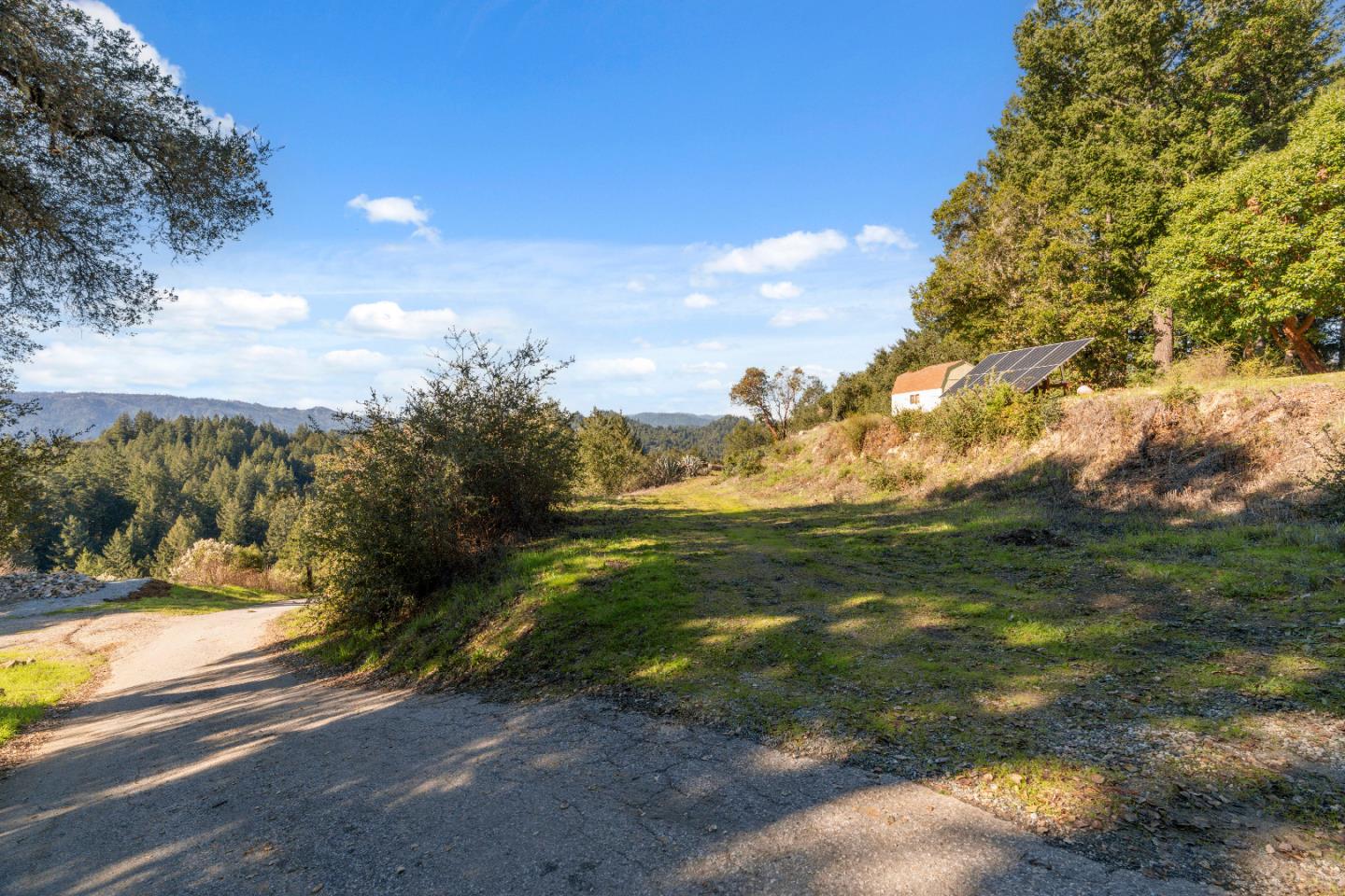 18060 Moonrise Road Boulder Creek, CA 95006 - Photo 15 of 31 a view of a yard with an trees