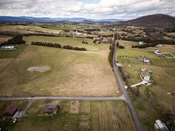 a view of a city from a terrace