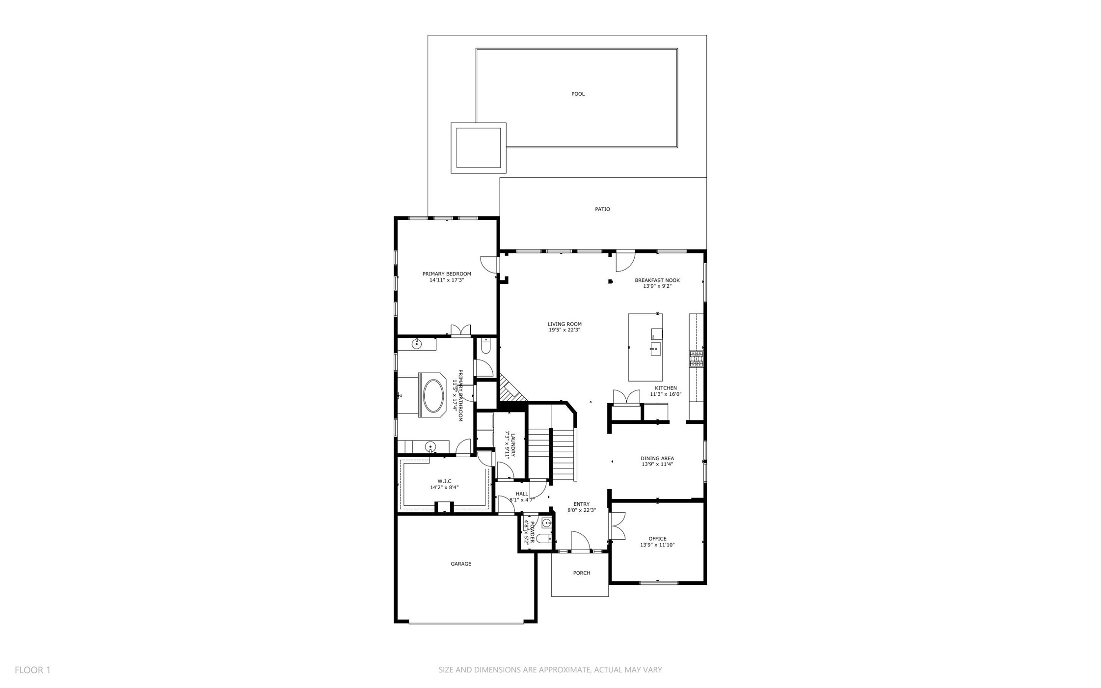 19325 Stembridge Run Pflugerville, TX 78660 - Photo 38 of 38 View of first floor plan / room layout