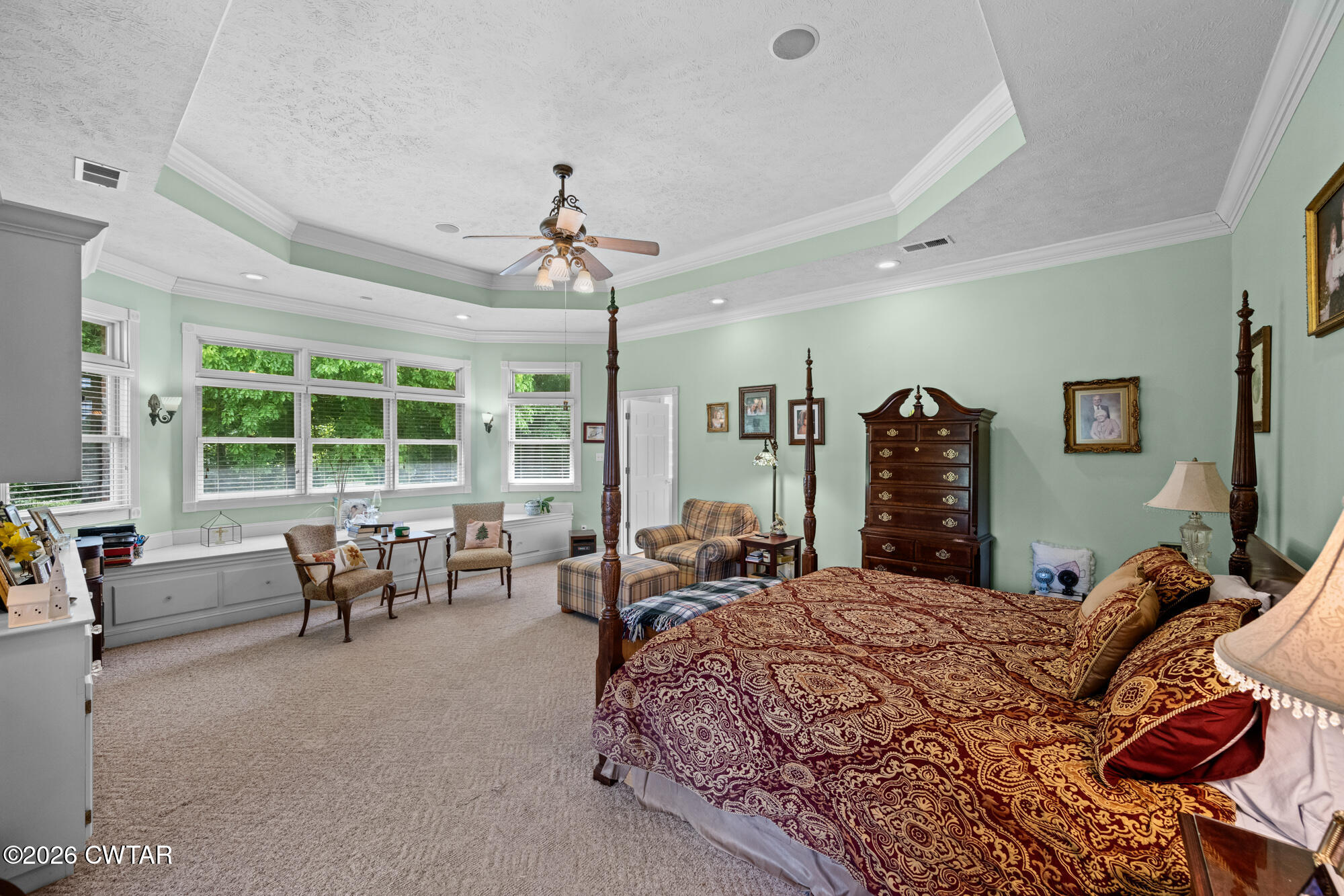 300 Harrison Road Dyersburg, TN 38024 - Photo 24 of 27 a bedroom with a bed and a large window