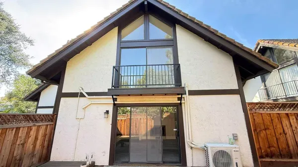 a view of front door