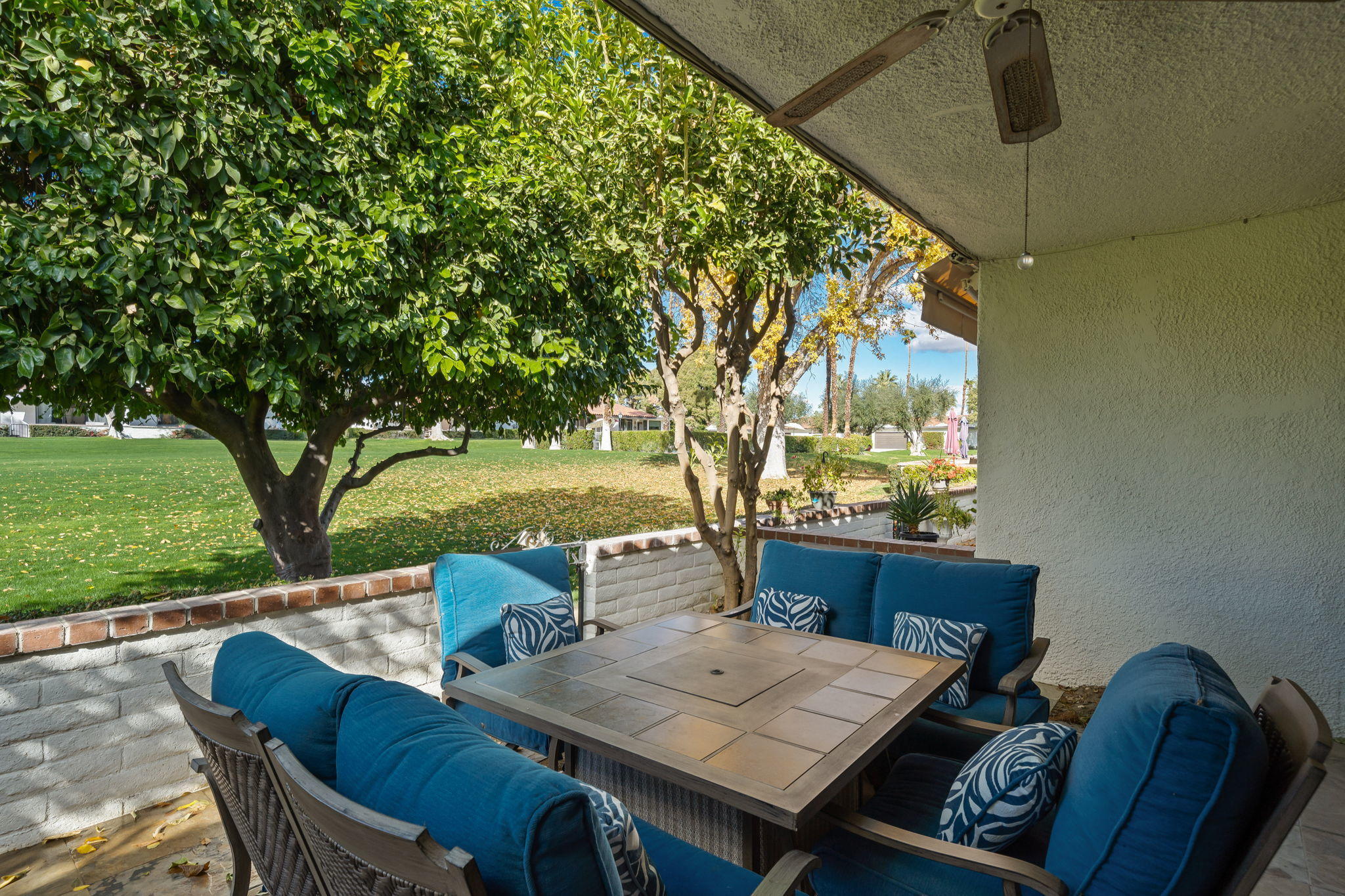 28 Palomas Drive Rancho Mirage, CA 92270 - Photo 17 of 26 a view of an outdoor space with seating area