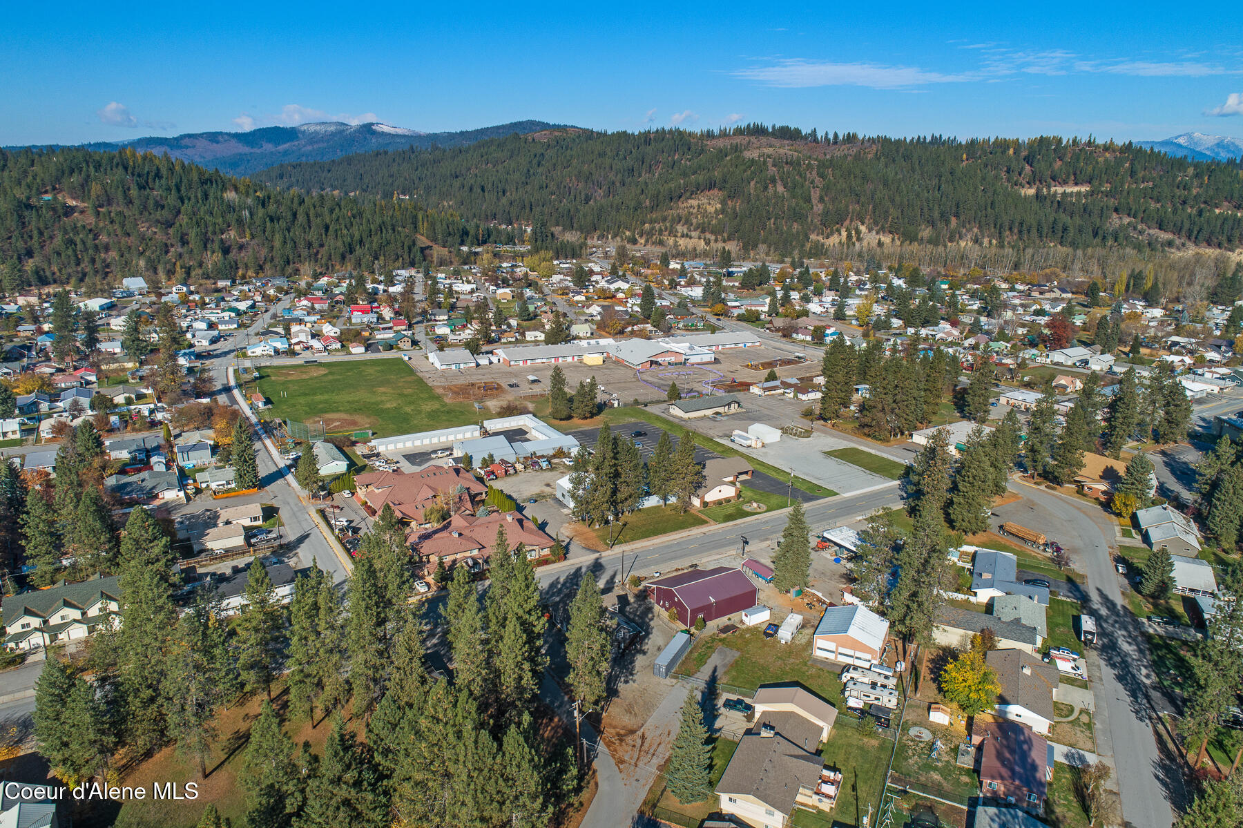 207 South Division Street Pinehurst, ID 83850 - Photo 27 of 34 Aerial_207SDivisionSt-6