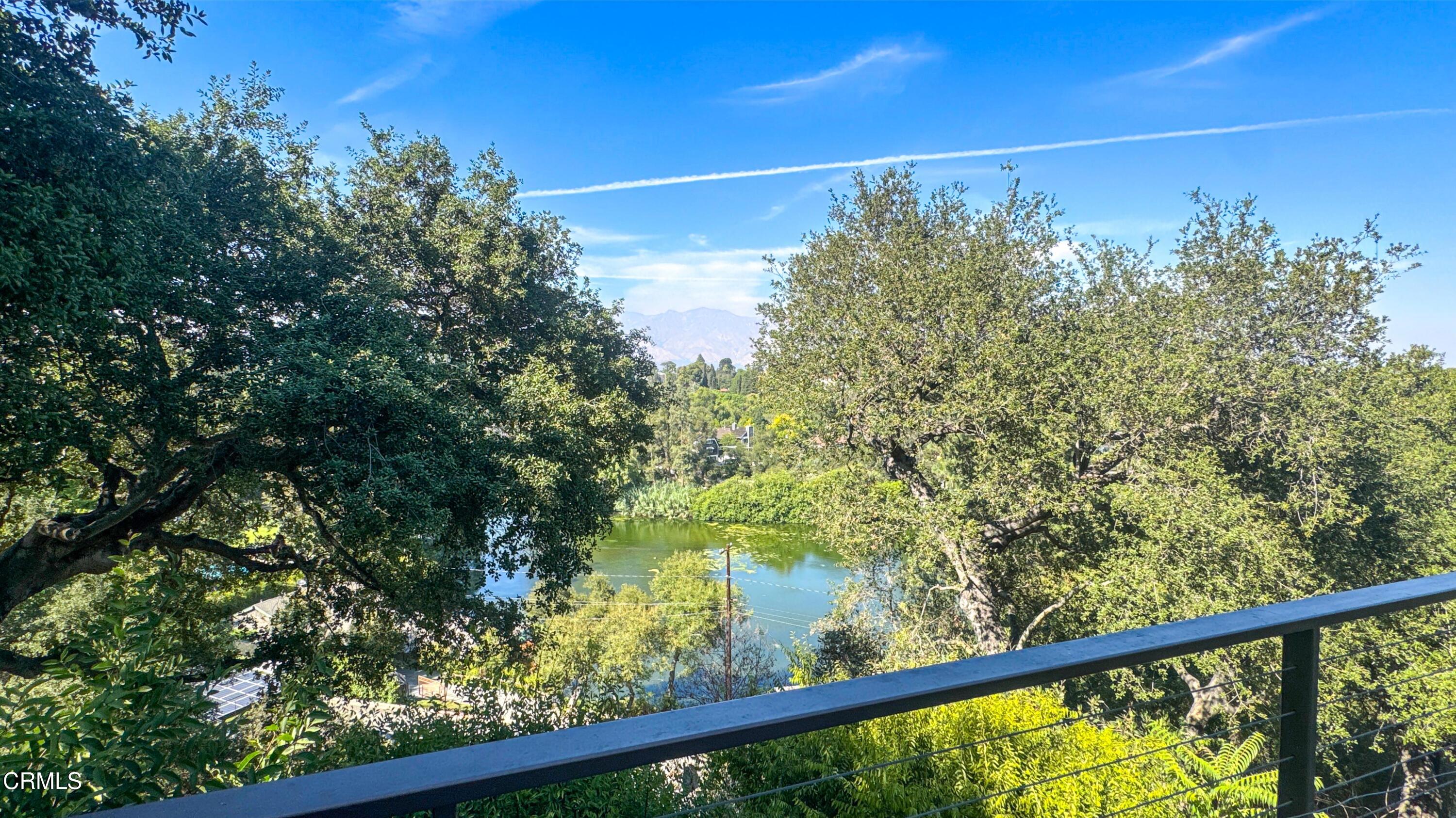 1344 Marianna Road Pasadena, CA 91105 - Photo 32 of 38 a view of a forest from a balcony