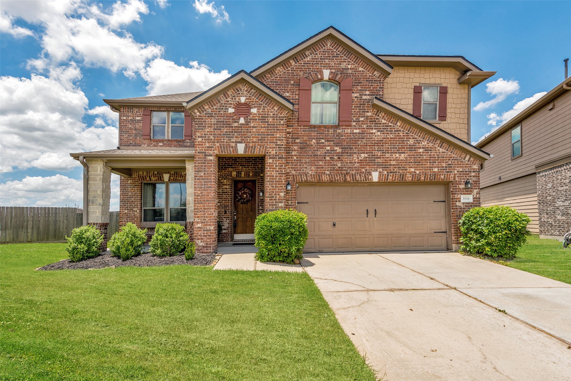 3554 Bennett Trails Drive Spring, TX 77386 - Photo 1 of 44 front view of a house with a yard