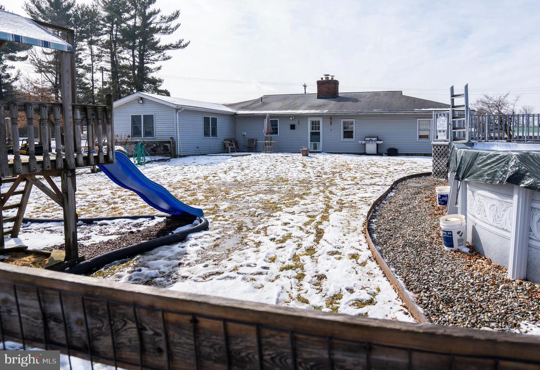 1271 Almshouse Road Warminster, PA 18974 - Photo 24 of 25 Backyard with Pool and Patio,