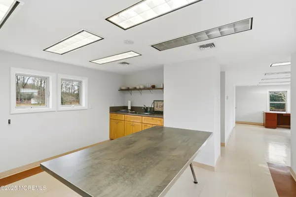 a view interior of a house with kitchen space