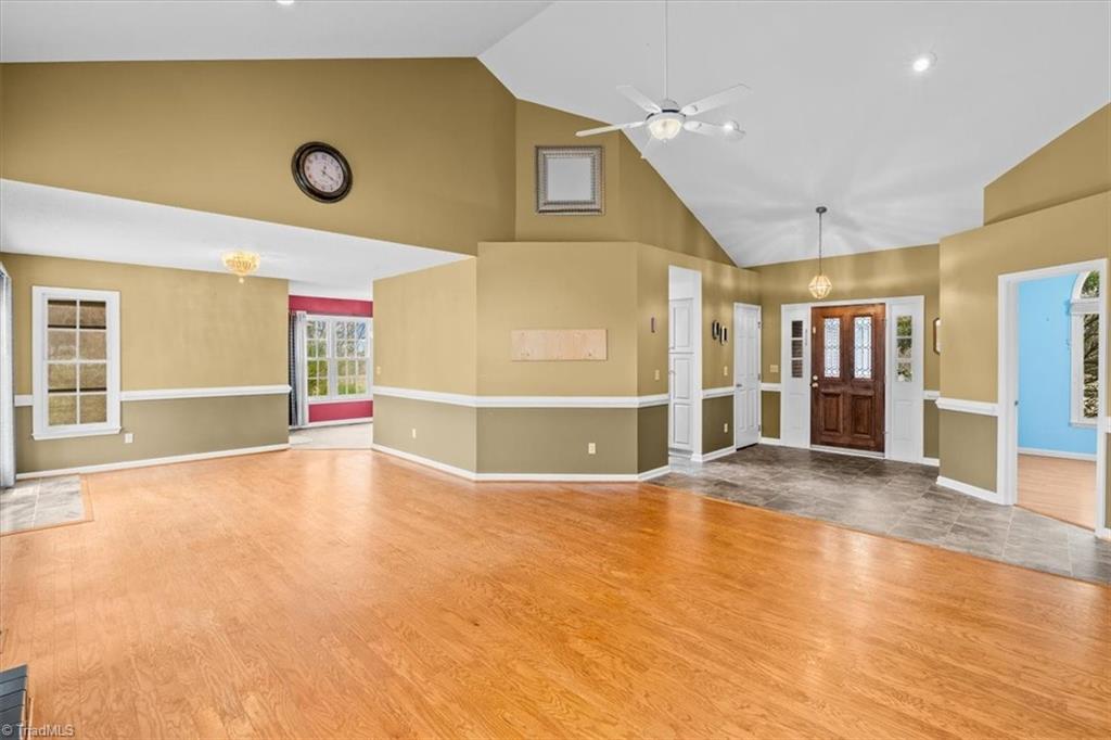 6933 Lawrence Farm Lane Randleman, NC 27317 - Photo 5 of 33 THIS A GREAT LOOK AT THE FOYER. LOVE THE BEAUTIFUL DOOR