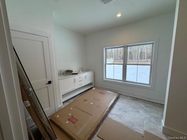 11 Colonels Path Manorville, NY 11949 - Photo 10 of 49 Full bath with double vanity, separate large shower area and water closet with toilet