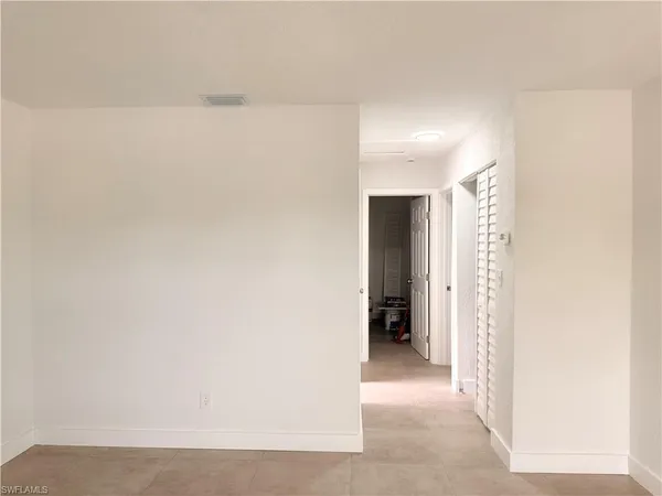 a view of an empty room