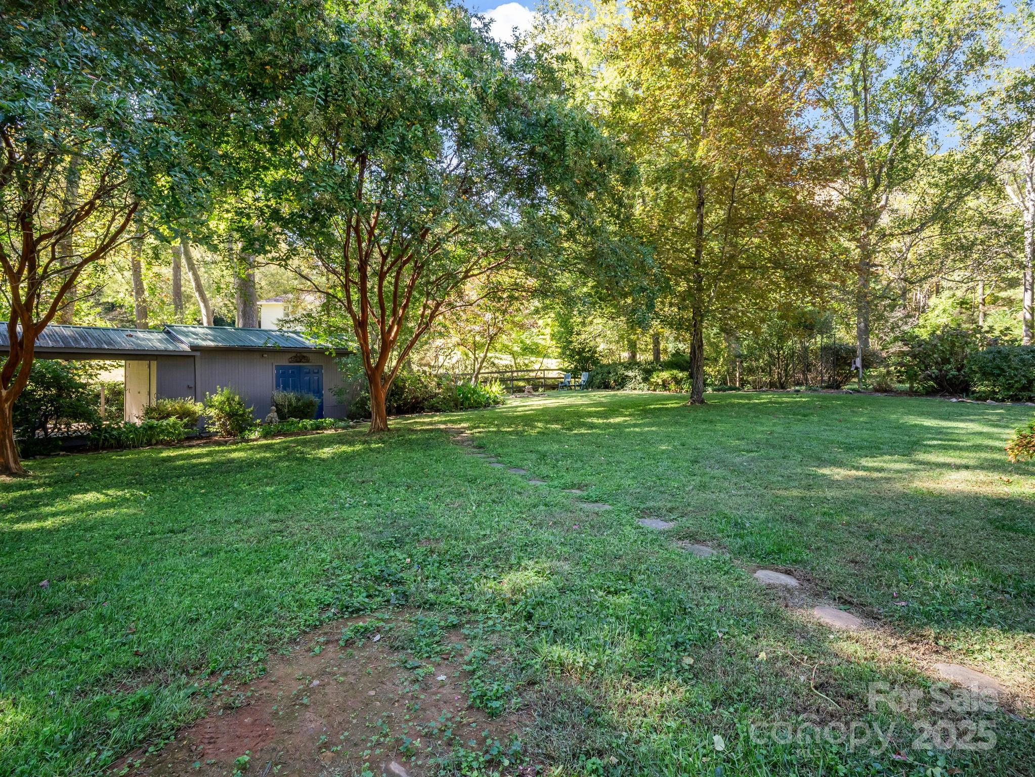 821 Warrior Drive Tryon, NC 28782 - Photo 37 of 44 a view of a house with a big yard