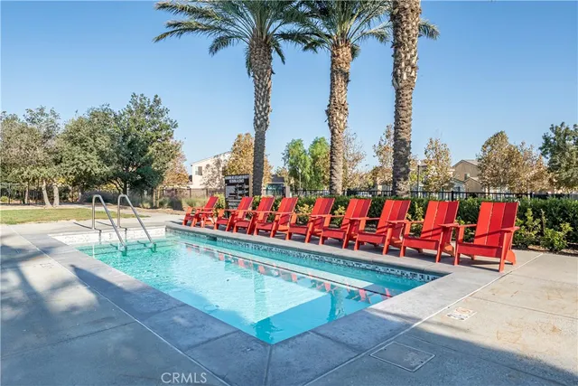 a view of outdoor space with seating area