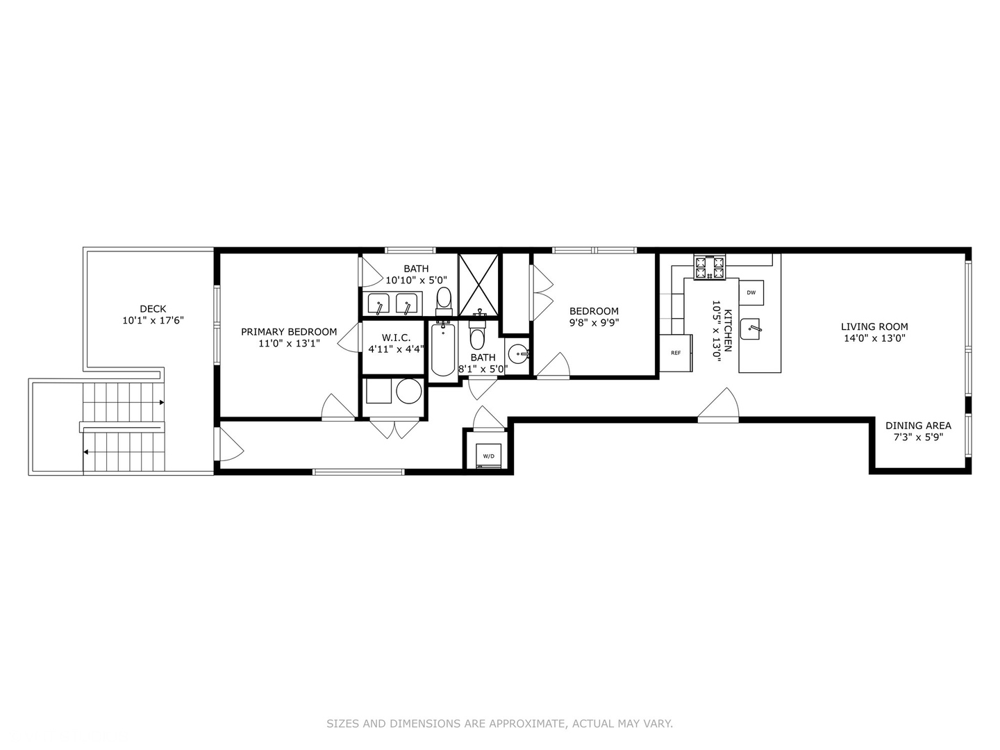 2426 West Augusta Boulevard, Unit 2 Chicago, IL 60622 - Photo 20 of 20 a picture of a floor plan