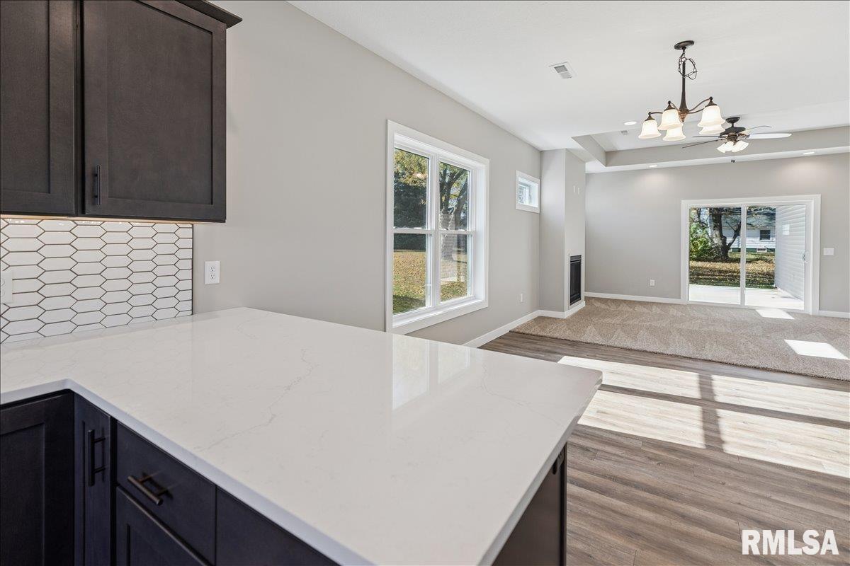 1323 5th Avenue De Witt, IA 52742 - Photo 8 of 28 a view of a kitchen cabinets and wooden floor