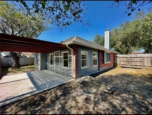 a view of outdoor space and porch