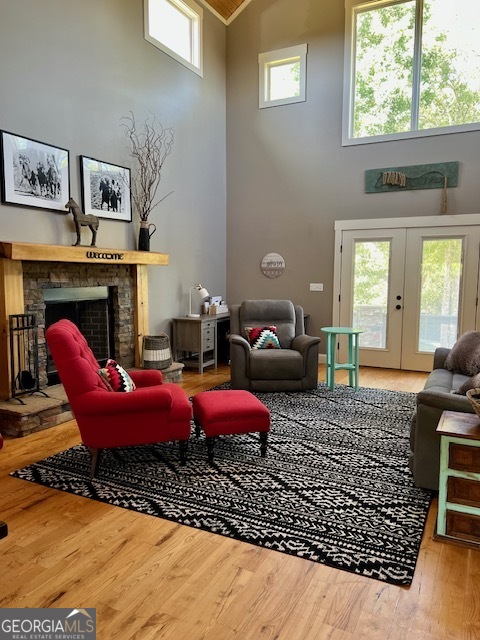 135 Horseshoe Trail Commerce, GA 30529 - Photo 14 of 25 a bedroom with furniture and a fireplace