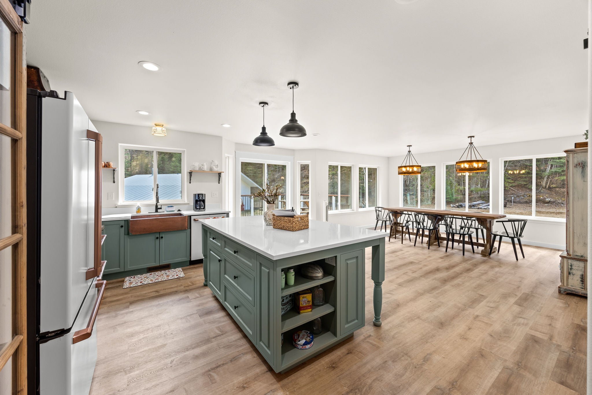 620 Swan River Road Bigfork, MT 59911 - Photo 8 of 50 Beautifully bright and updated kitchen...