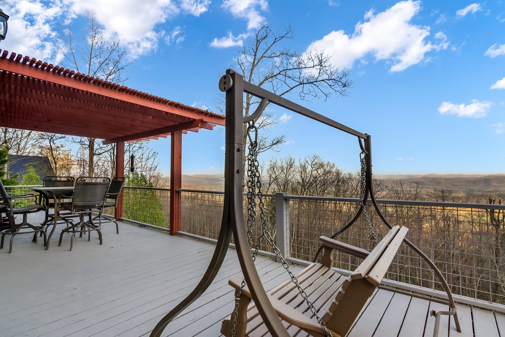 111 Trophy Buck Point Murphy, NC 28906 - Photo 48 of 51 a view of a chairs and table on the deck