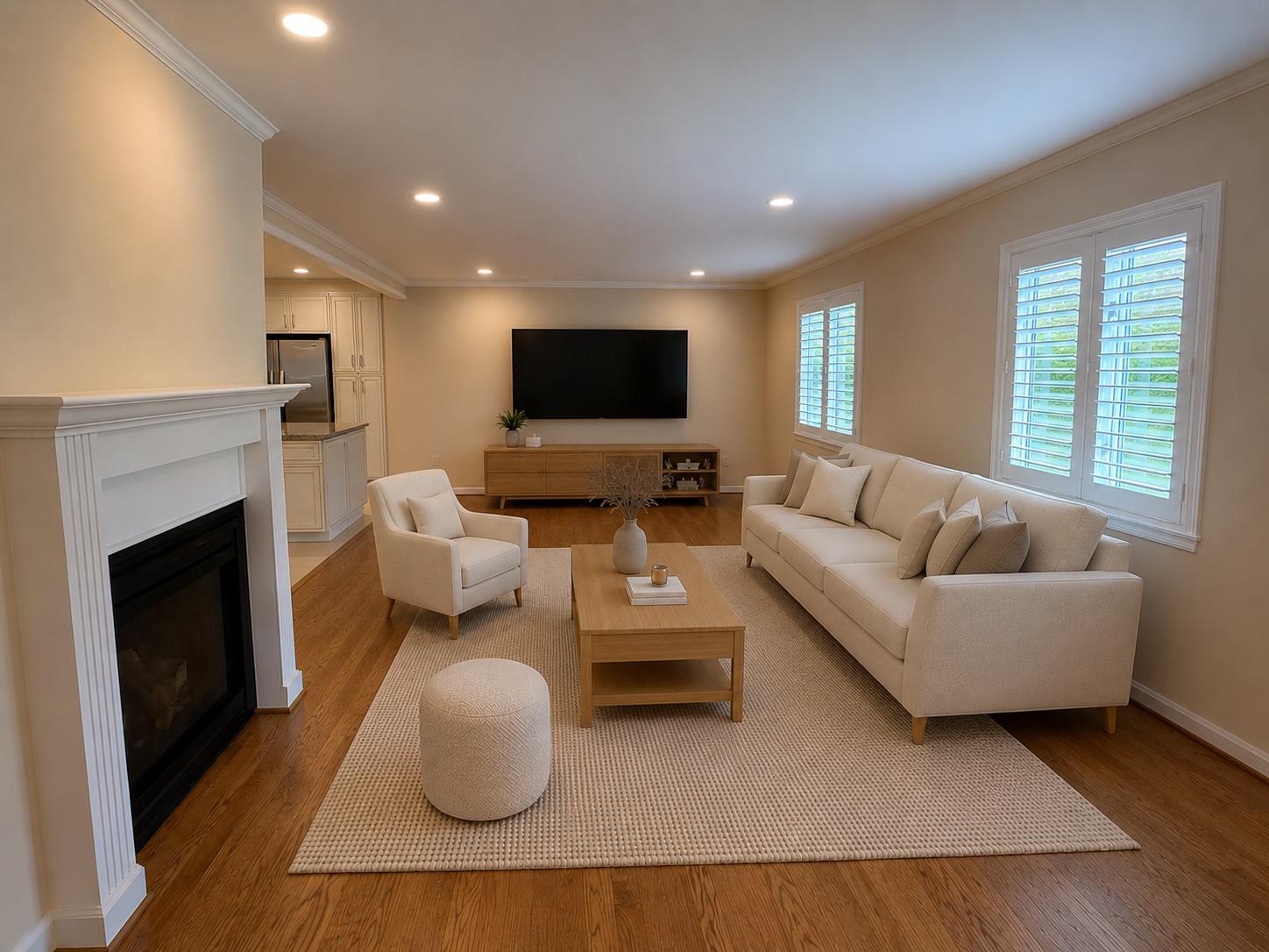14300 Carroll Ridge Court Baldwin, MD 21013 - Photo 14 of 73 a living room with furniture and a flat screen tv