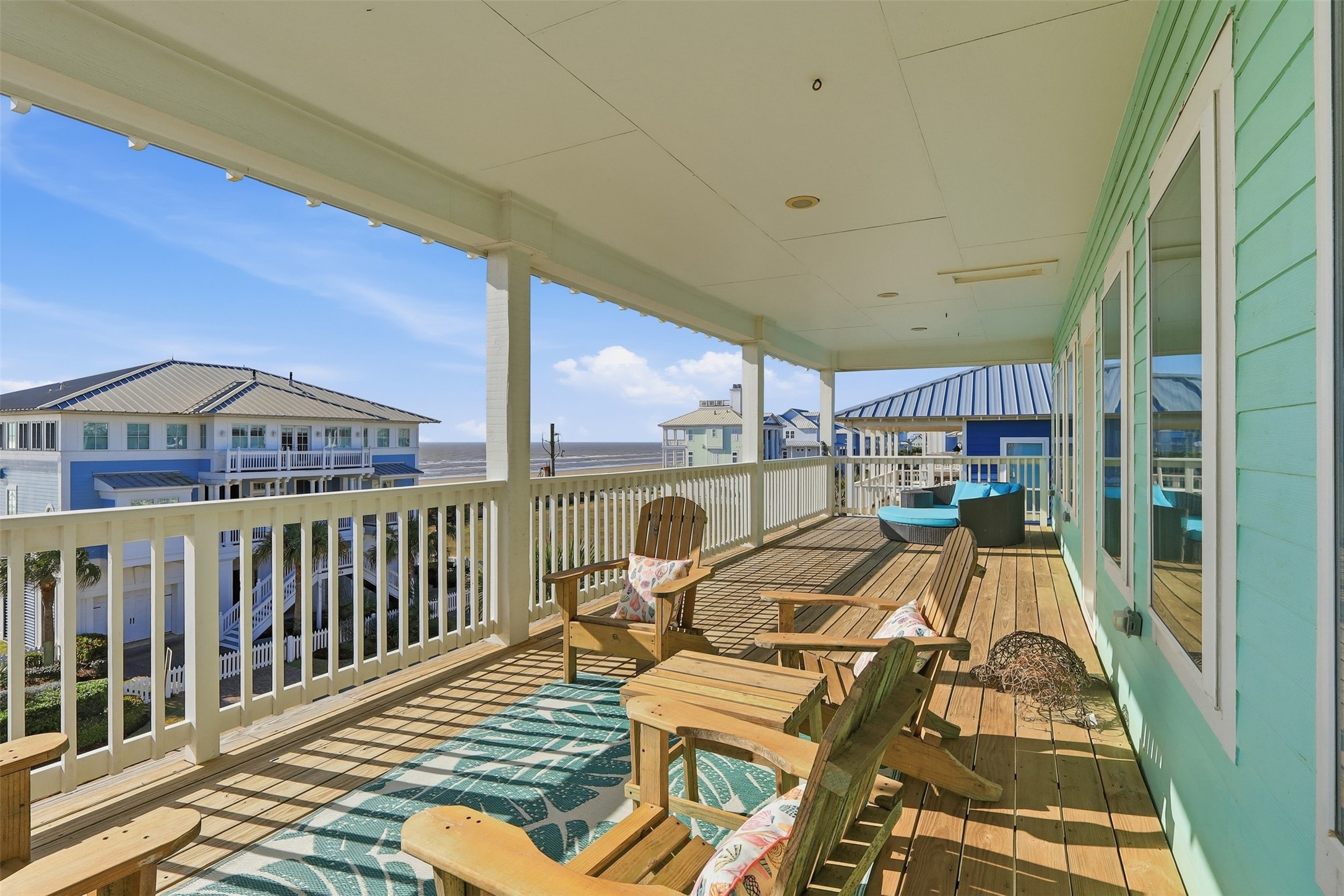 11622 Beachside Galveston, TX 77554 - Photo 24 of 39 A covered balcony offering ocean views. Ideal for a beachside lifestyle.