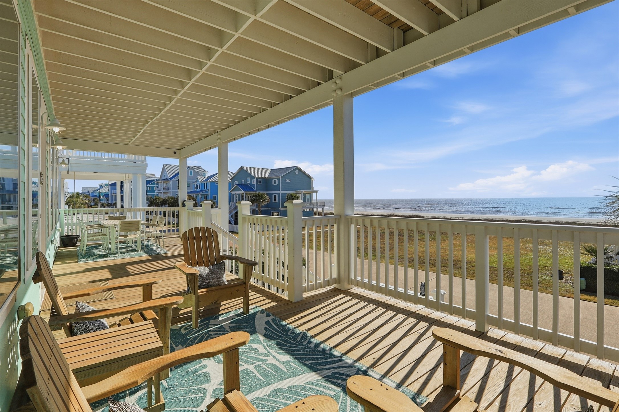 11622 Beachside Galveston, TX 77554 - Photo 25 of 39 This charming beachfront property welcomes you with a spacious covered porch.