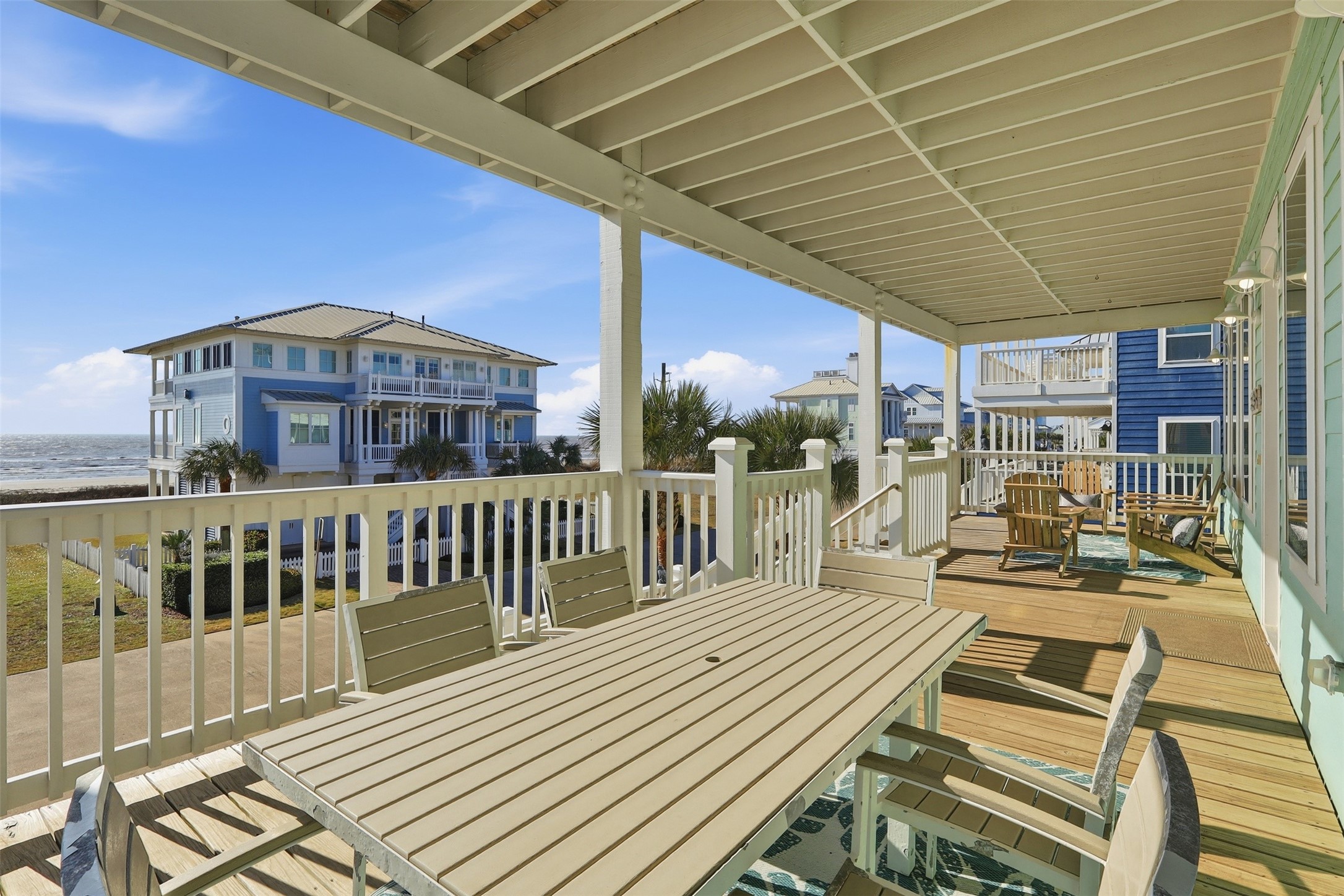 11622 Beachside Galveston, TX 77554 - Photo 26 of 39 The spacious porch is ideal for relaxing and entertaining.