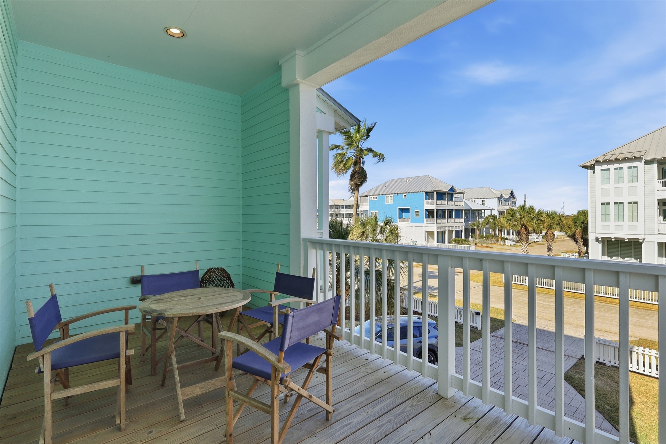 11622 Beachside Galveston, TX 77554 - Photo 27 of 39 A cozy covered porch located off the hallway and laundry room creating a relaxed, beachy atmosphere.