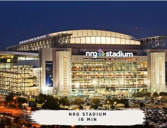 a front view of a building