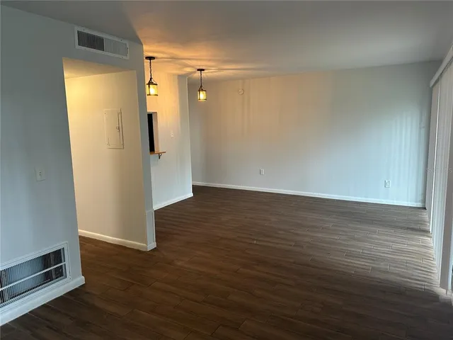 wooden floor in an empty room