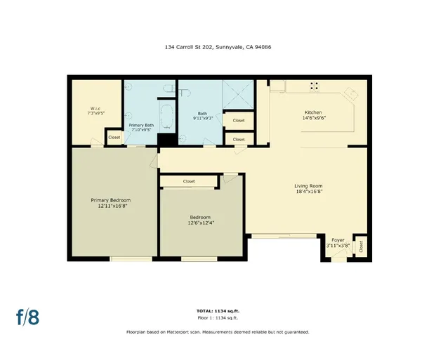 $880,000 | 134 Carroll Street, Unit 202, Sunnyvale, CA 94086